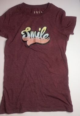 Free State multi colored womans Smile Short sleeve T-shirt